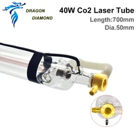 dragon diamond 40w co2 laser tube laser engraver 700mm length 50mm diameter for co2 laser engraver cutting machine 2021 new type