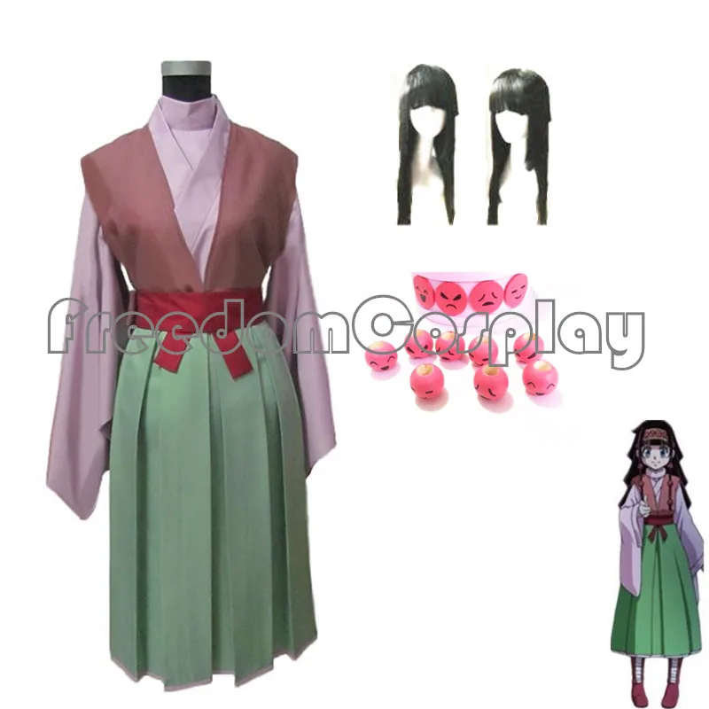 Костюм для косплея Hunter x Alluka Zoldyck Aruka с аксессуарами волос |