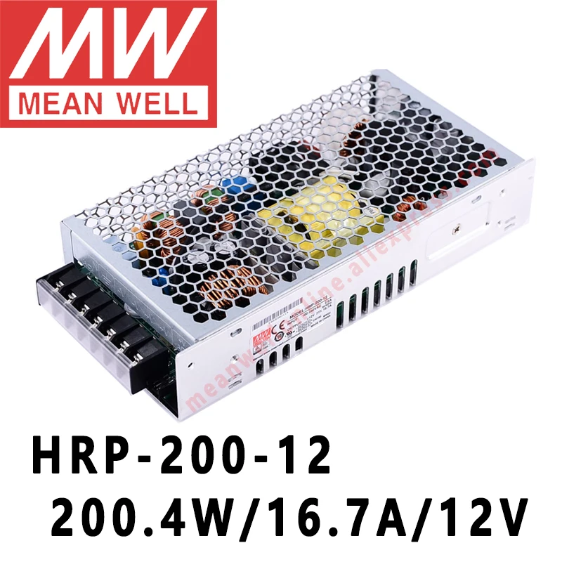 Mean Well HRP-200 series DC 12V 24V 36V 48V meanwell 200W single output with PFC Function Switching Power Supply | Обустройство дома