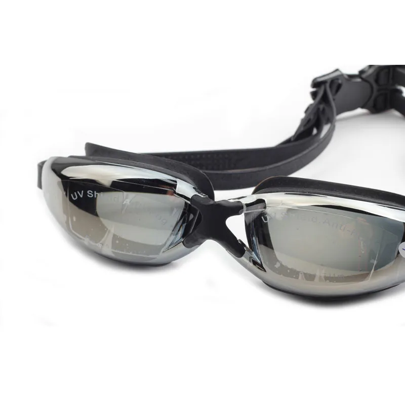 Профессиональные силиконовые очки для плавания водонепроницаемые