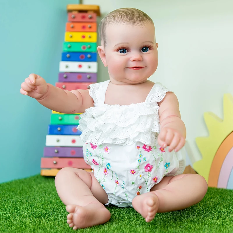 Силиконовые куклы Reborn Baby Maddie 55 см Игрушки для ванны детские игрушки подарок на