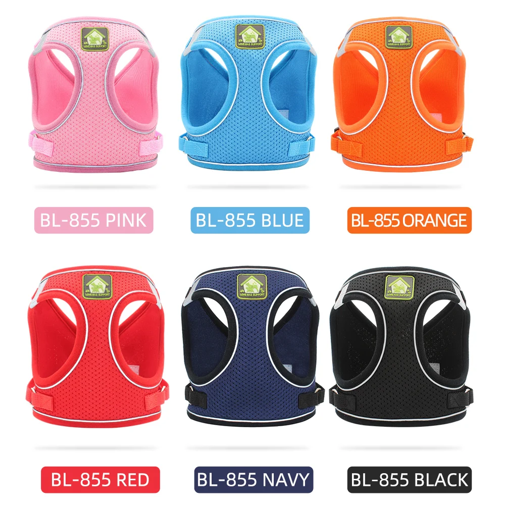 

Summer Fashion Pet Dog Harness Vest And Leash Set Safety Harness For Small Medium Dogs