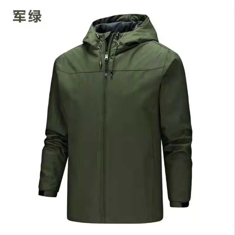 Men's autumn and winter parka coat windproof thick warm coat men's military uniform hooded windbreaker winter jacket men