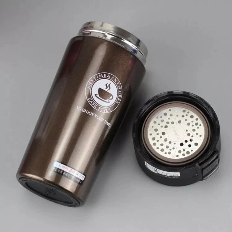 

New outdoor coffee cup, stainless steel vacuum flask, vacuum flask, water bottle, tea cup, vacuum flask
