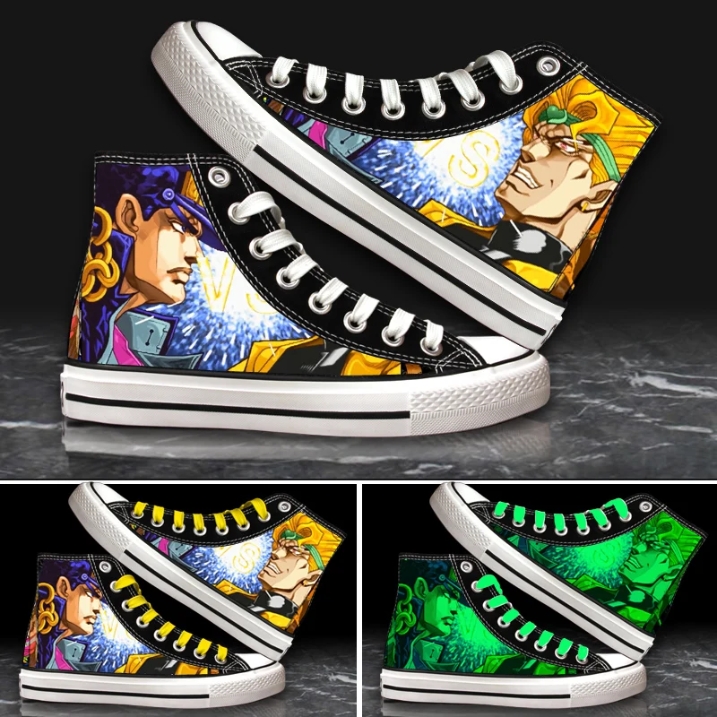 Аниме приключения Джоджо Золотой ветер Леоне abbacchio ночные светильники из канваса