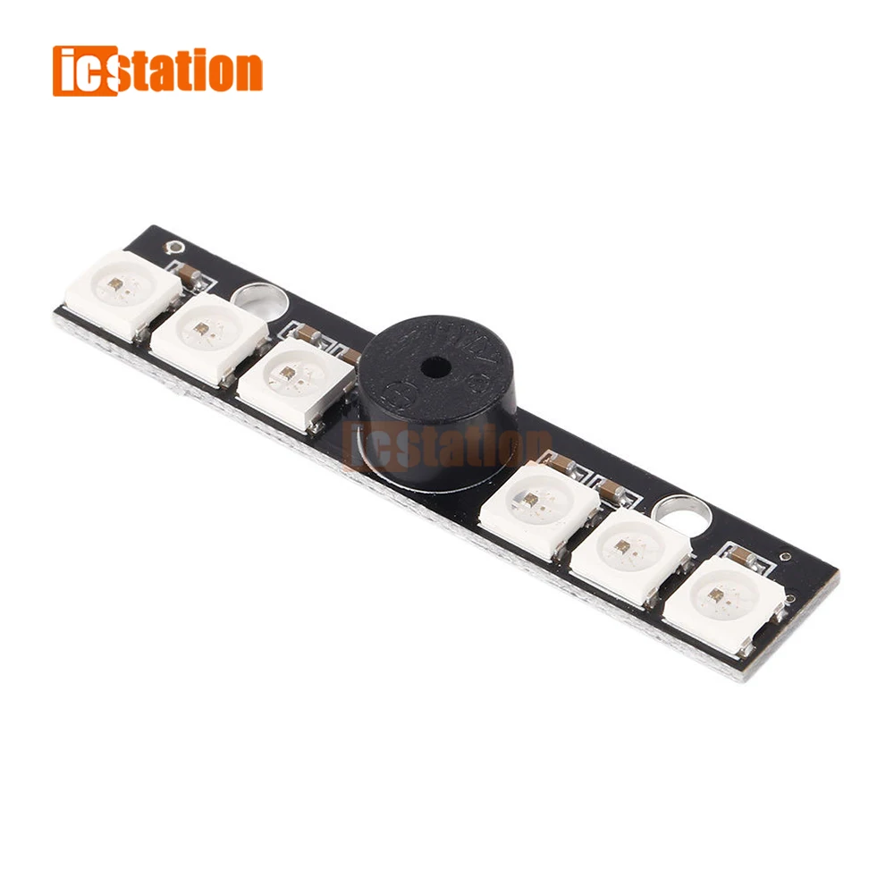 

WS2812B LED & 5В зуммер 6 чипов RGB Светодиодный индикатор для NAZE32 Skyline32 SP Racing F3