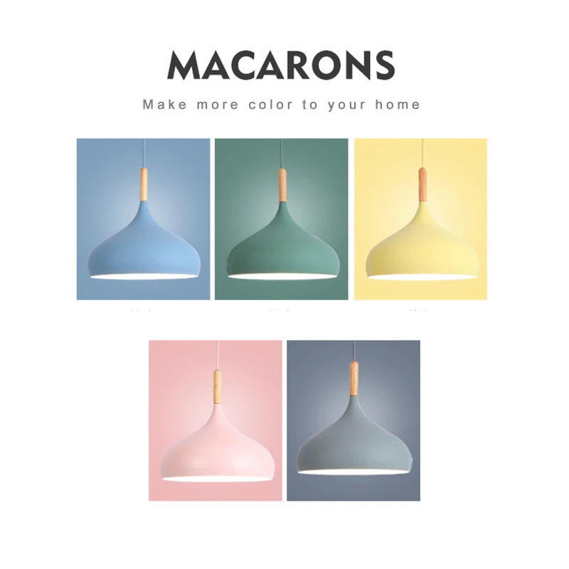 Lámpara de cocina nórdica y gris, colgante de madera, brillo Creche, suspensión, diseño danés, habitación de niños, candelabros