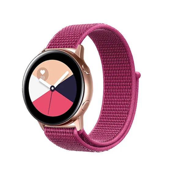 dragon fruit Переключатель, нейлоновый ремешок для наручных часов Xiaomi huami amazfit bip huawei часы GT 20/22 мм, ремешок для samsung Шестерни S3/S2 galaxy Watch active2 42 мм 46 мм - Цвет ремешка: dragon fruit