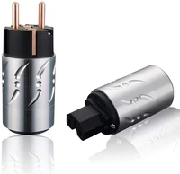 pair viborg ve502vf502 aluminium pure copper schuko power plug european standard power connector iec female plug