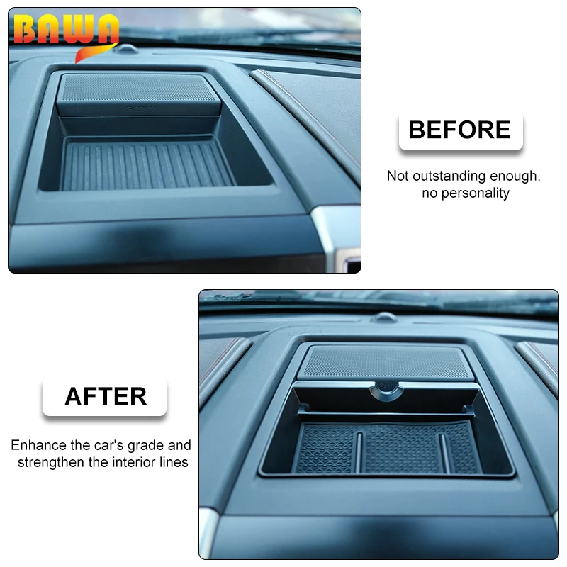 Купить Коробка для хранения центральной консоли автомобиля BAWA для Ford F150 2015 Up, органайзер для Ford F150 2015 -2021, автомобильные аксессуары