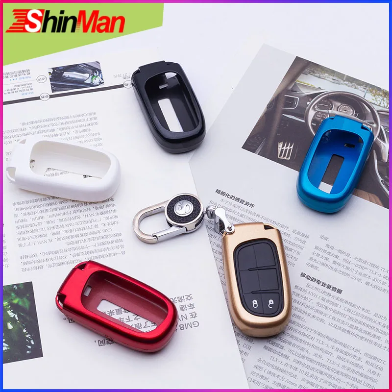 ShinMan Fashion 2 3 4 Button ABS Paint Remote key CAR Cover Case For Jeep Cherokee Liberty Renegade Dodge Fit | Автомобили и