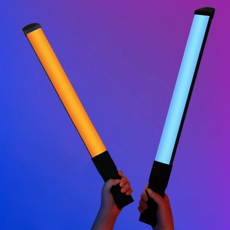 RGB Handheld LED Light Wand Rechargeable Photographic Lighting Stick 10 Brightness Levels 1000 Lumens 3200-5600K Video | Электроника