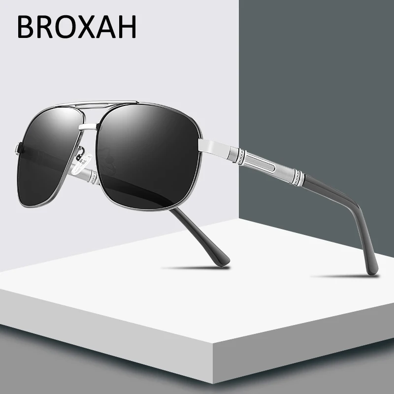 Новый дизайн Для мужчин авиационные солнцезащитные очки поляризованные для 2020