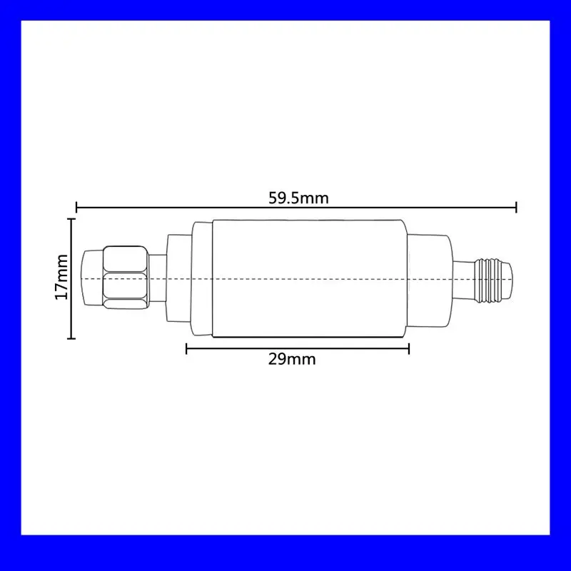 5 Вт SMA Тип Аттенюатор DC-3 ГГц/4 ГГц 1/2/3/5/6/10/15/20/30 дБ/40/50 дБ RF коаксиальный разъем