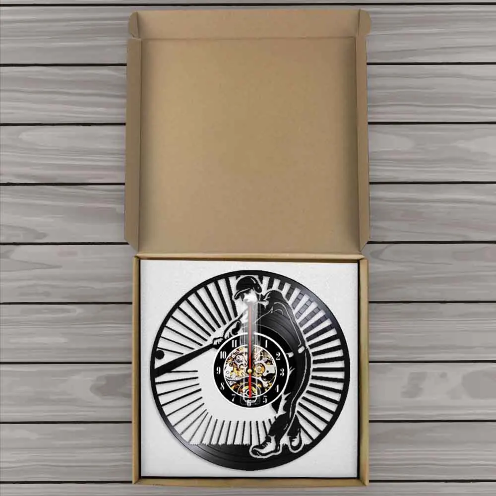 Настенные часы для игры в софтбол современный дизайн бейсбольные бесшумные