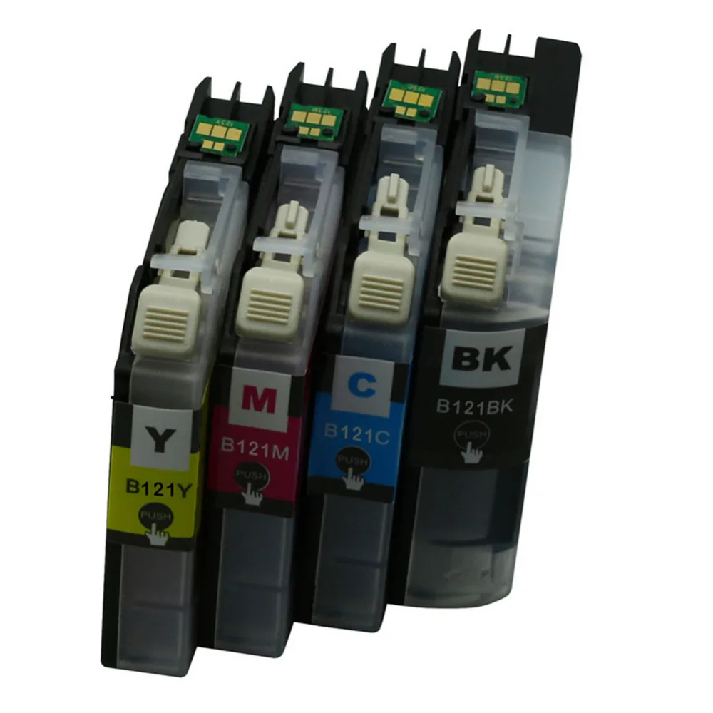 12PK Ink Cartridges Printer LC121 LC 121 Compatible For Brother DCP-J552DW DCP-J752DW DCP-J132W DCP-J152W DCP-J172W | Компьютеры и
