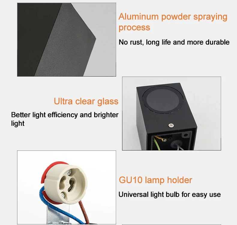 Водонепроницаемый комнасветодиодный и Уличный настенный светильник