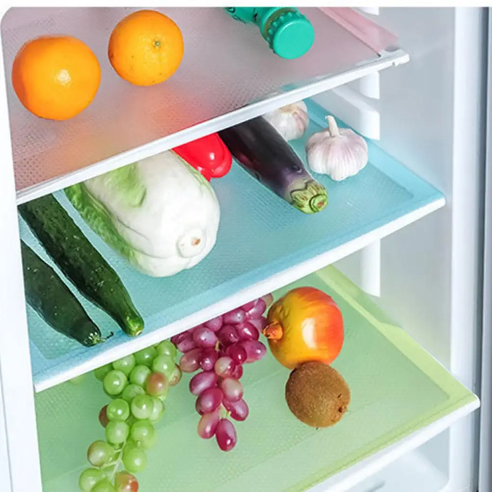 

16PCS Refrigerator Liners Washable Fridge Pads Waterproof Non-Slip for Glass Shelves Drawer Cupboard1