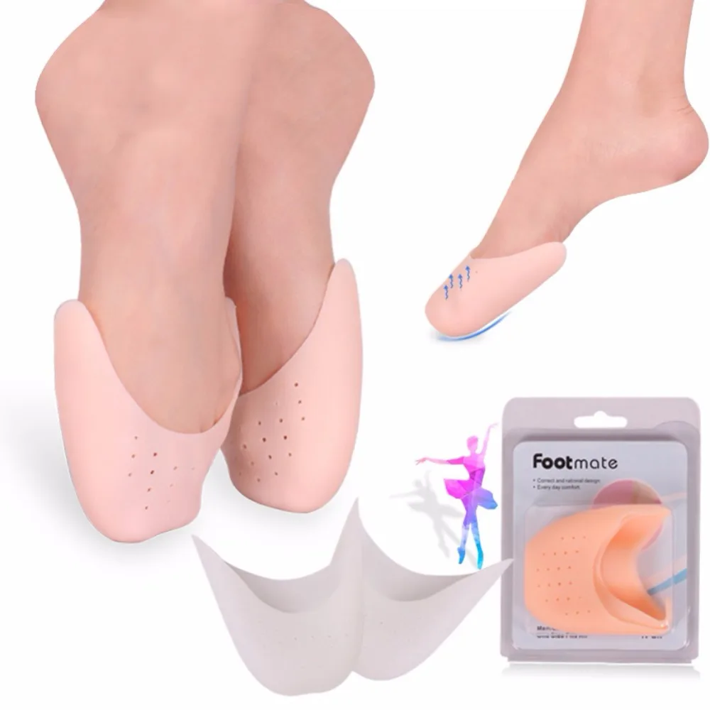 1 пара Танцевальная обувь для балета с мягкой подошвой из кремния Мягкие накладки