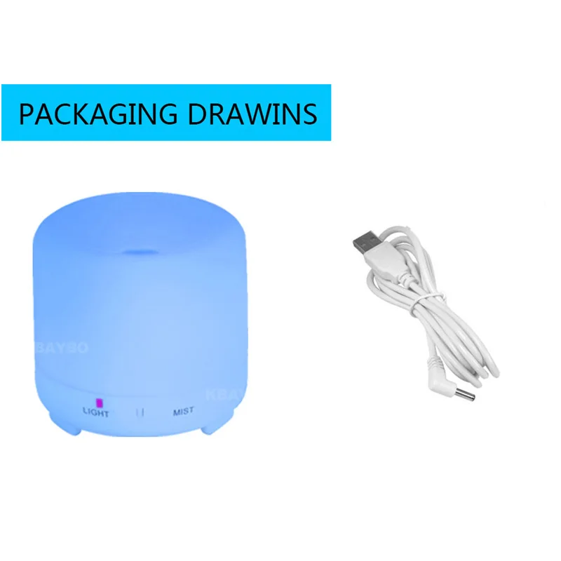 

200ML USB Ultrasonic Humidifier Aromatherapy Essentia Oil Diffuser Cool Mist With Color LED Lights