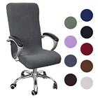 Urijk SML эластичные чехлы на кресла, вращающийся эластичный чехол для офисного кресла, съемный клетчатый чехол на кресло, боковая молния