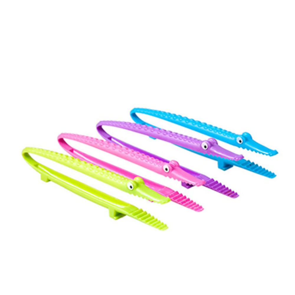 Крокодиловые пищевые зажимы щипцы для салата и овощей барбекю кухонные