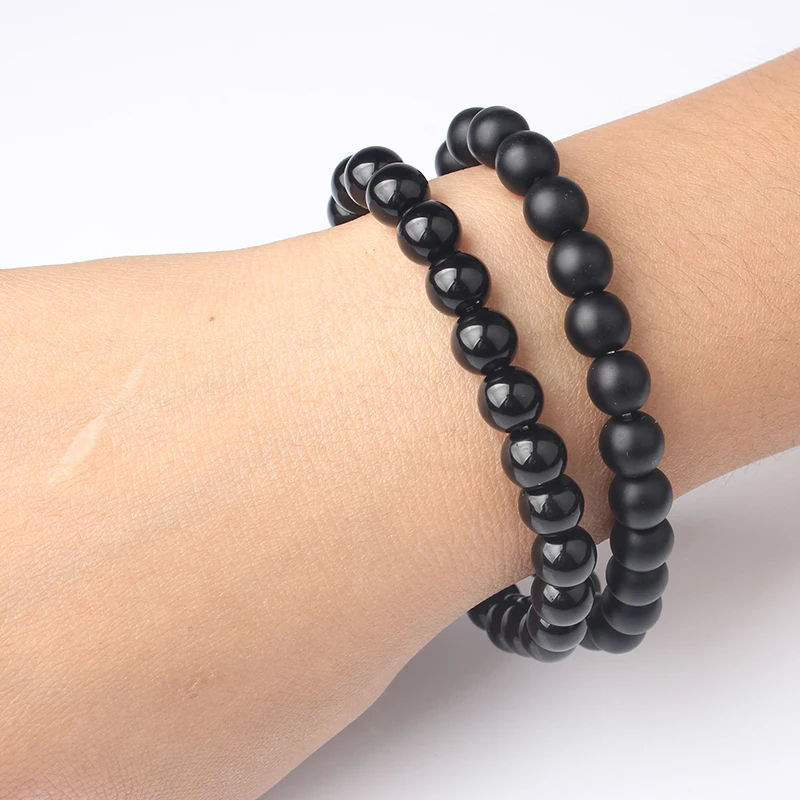 LIngXiang 8 мм глянцевый блеск и тусклый Полировочный черный оникс брикет подходит