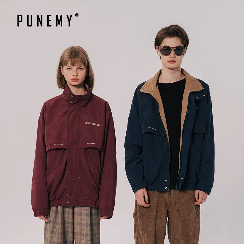 Мужские куртки в стиле ретро уличная одежда Харадзюку хип хоп для старой школы с