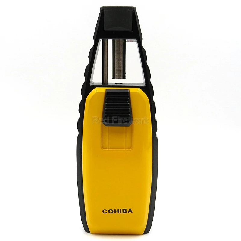 COHIBA специальный курительный гаджет фонарь зажигалки ветрозащитный 1 струя многоразового прикуривателя креативный пистолет зажигалка для сигар