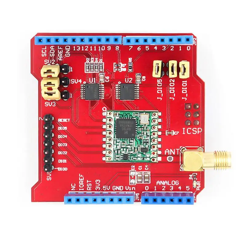 Щит LoRa 433/868/915 МГц беспроводной Lora на большие расстояния для Dragino Arduino Leonardo UNO Mega2560