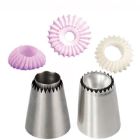 stainless steel icing piping nozzle cream cake decorating pastry tip fondant cake tools baking accessoire