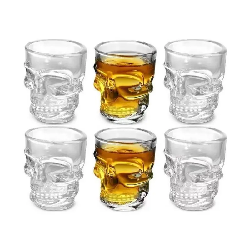 Креативный бокал для вина с черепом подарок виски водки бара клуба пива