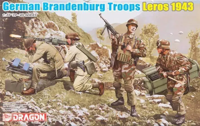 

DRAGON 1/35 6743 German Brandenburg Troops, Leros 1943 (4 Figures Set)