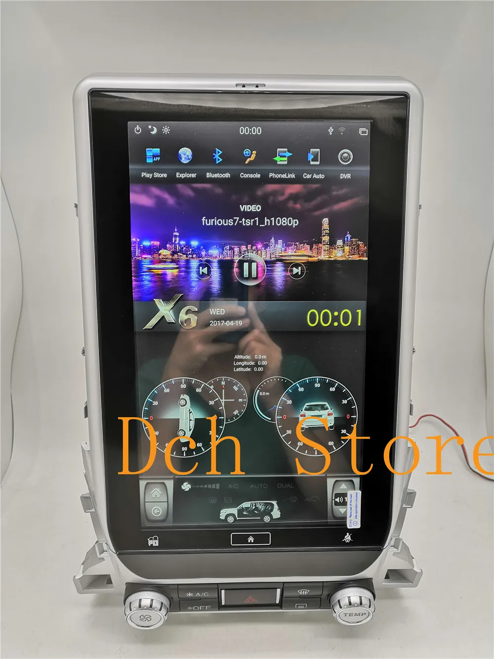 13,6 дюймов вертикальный tesla стиль Android автомобильный DVD gps навигатор для Toyota LandCruiser land cruiser LC200 PX6