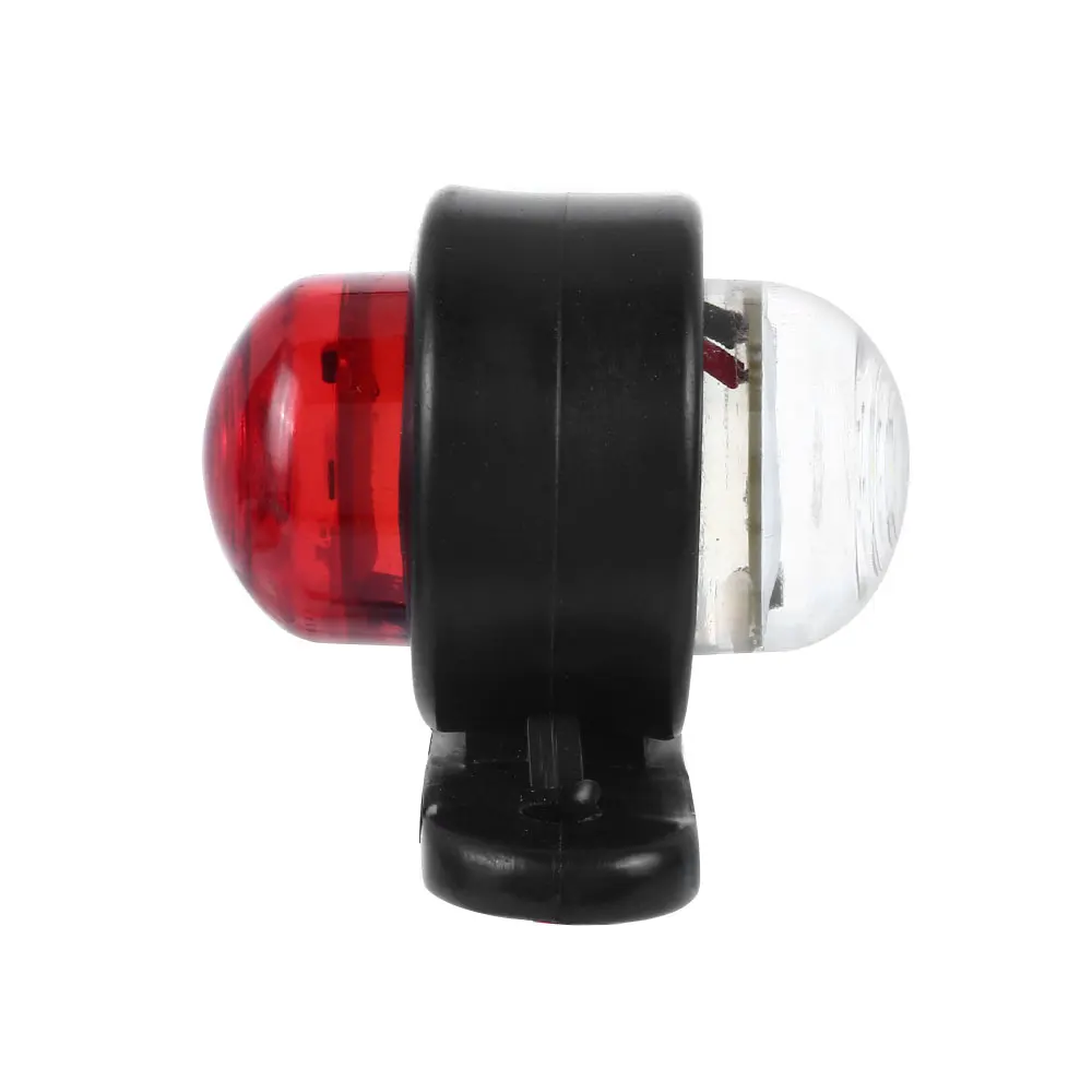 

2PCS 12V-24V Red White Position Lights LED Side Marker Light For Truck Trailer Car Lorry Tractor Clearance Lamp Parking Light