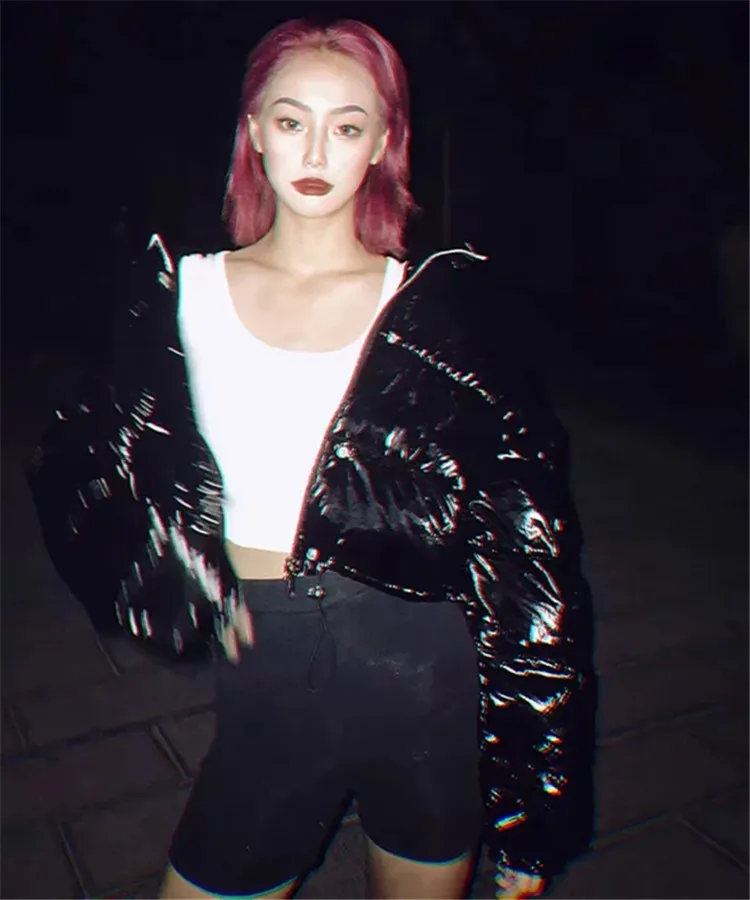 2020 осень-зима короткие парки куртка для женщин Harajuku женский в Корейском стиле