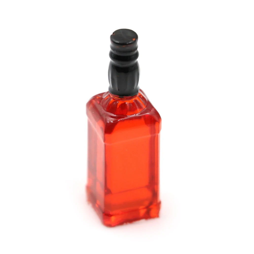 Мини-бутылка Красного вина из смолы имитация напитков модель игрушек для