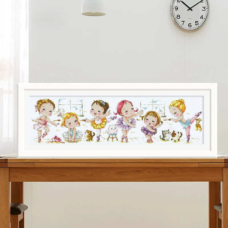 

G75 Stich Cross Stitch Kits Craft Packages Cotton Fabric Floss Counted New Designs Needlework Embroidery Cross-Stitching