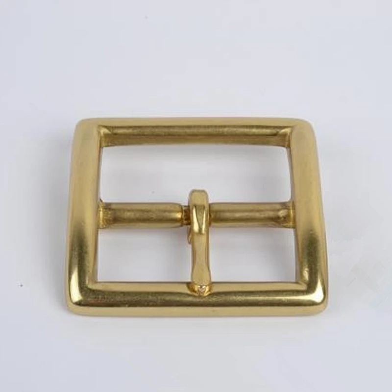 Модная однотонная латунная пряжка ремня мужские аксессуары для джинсов и одежды