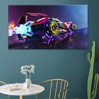 Рамка в виде ракеты Лиги игровой Плакат Украшение на стену, живопись маслом Гостиная Декор холст наклейки рождественские подарки настенный плакат фрески