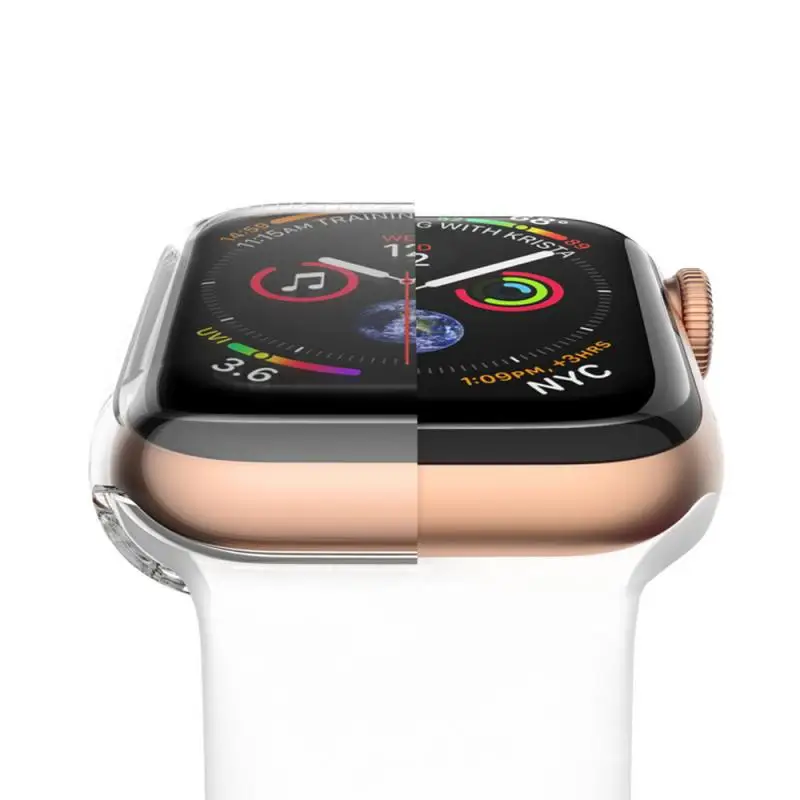 tpu case anti drop shell 38424044mm smart watch frame iwatch protection for apple watch234 wearable devices accessories free global shipping