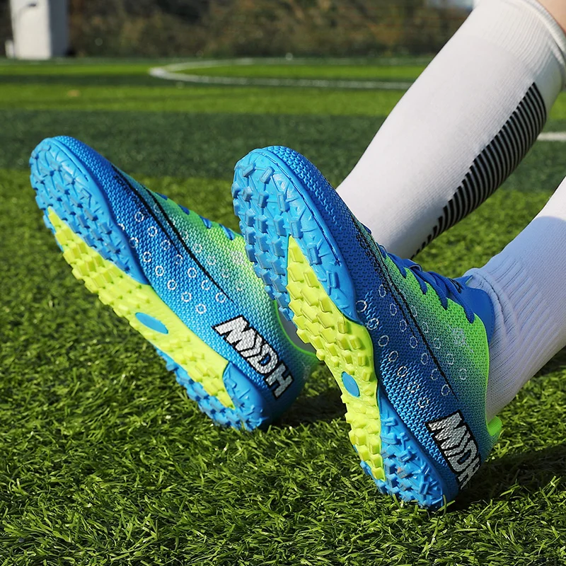 Мужские футбольные бутсы для газона помещений кроссовки chaussure de foot boots crampon Football