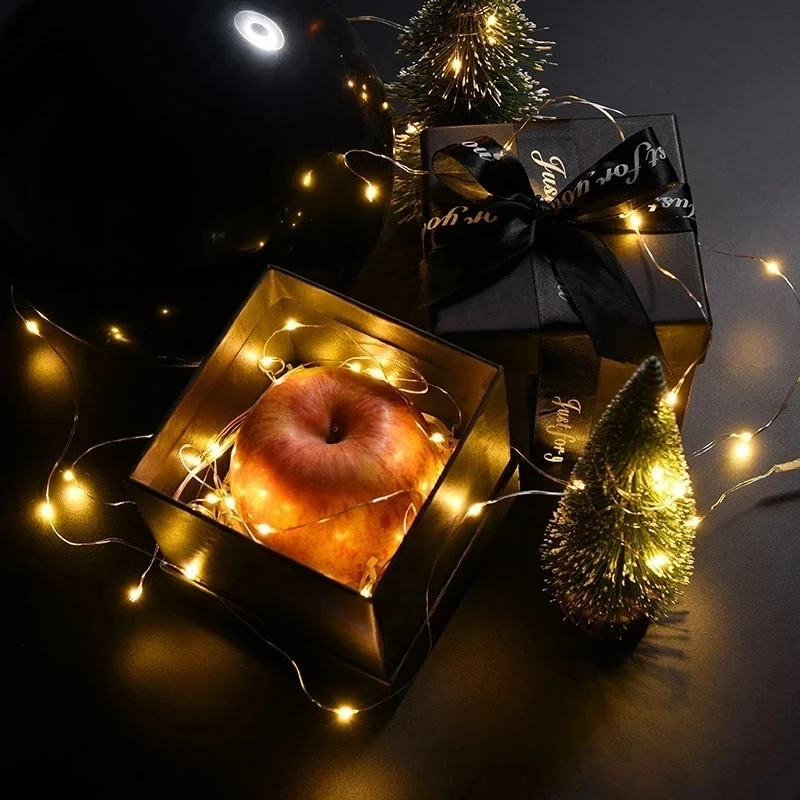 

1M 2M 5M 10M USB Powered LED String lights Silver Wire Fairy Garland New Year Decor Wedding Christmas Decoration for Home Room