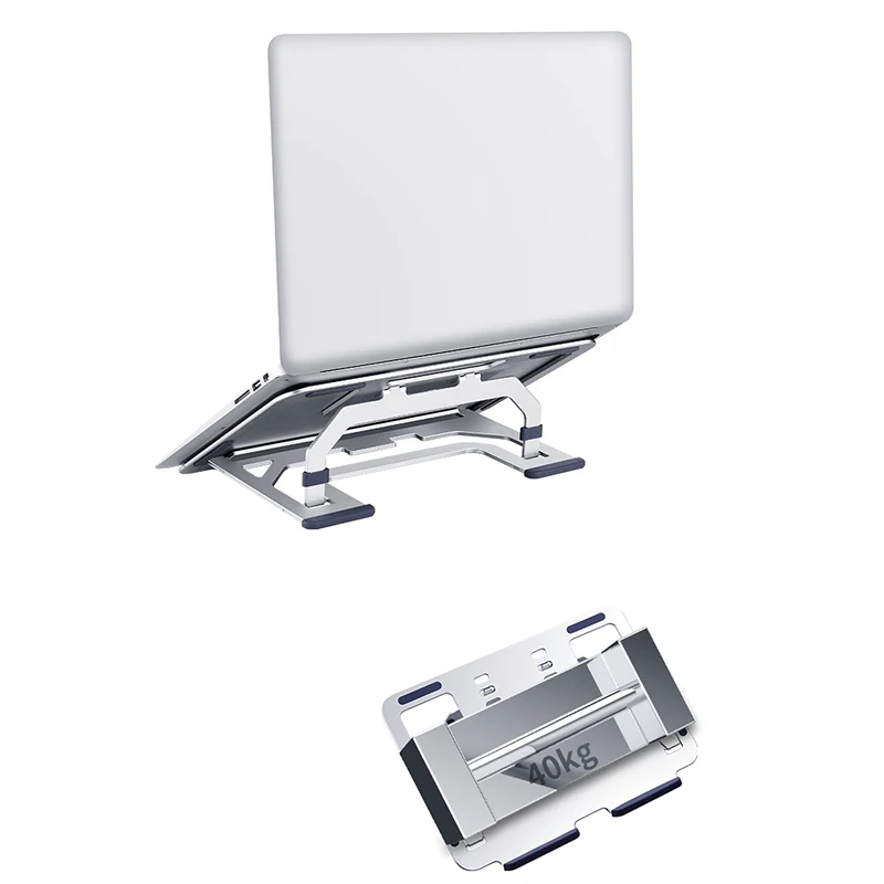 

Aluminum Alloy Notebook Stand Portable Foldable Laptop Stand Holder for Pro Adjustable Cooling Bracket