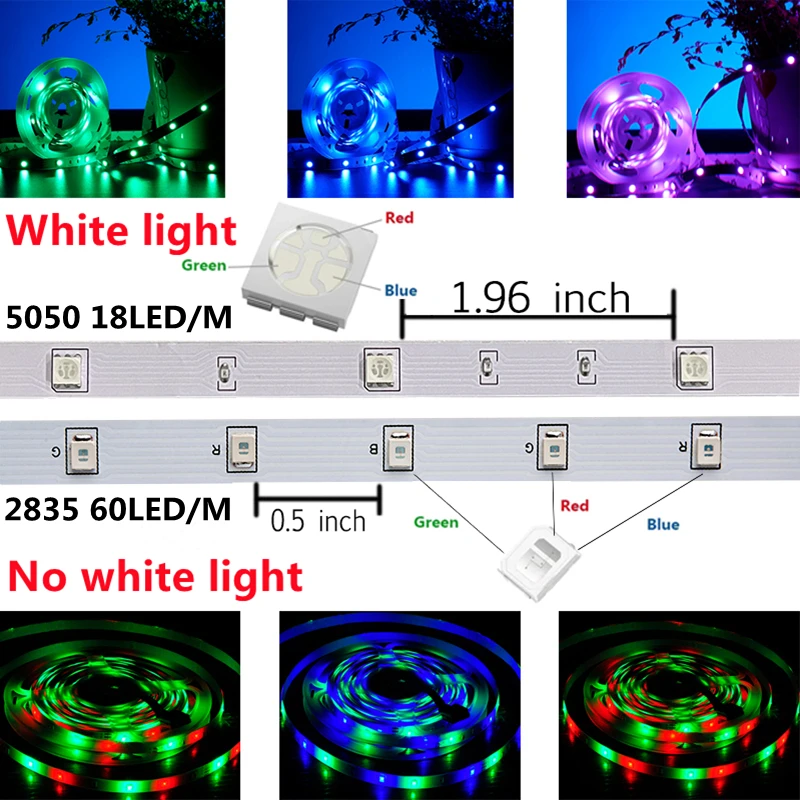 Светильник ная лента SMD 5050 водонепроницаемая гибкая Диодная Светодиодная с Bluetooth