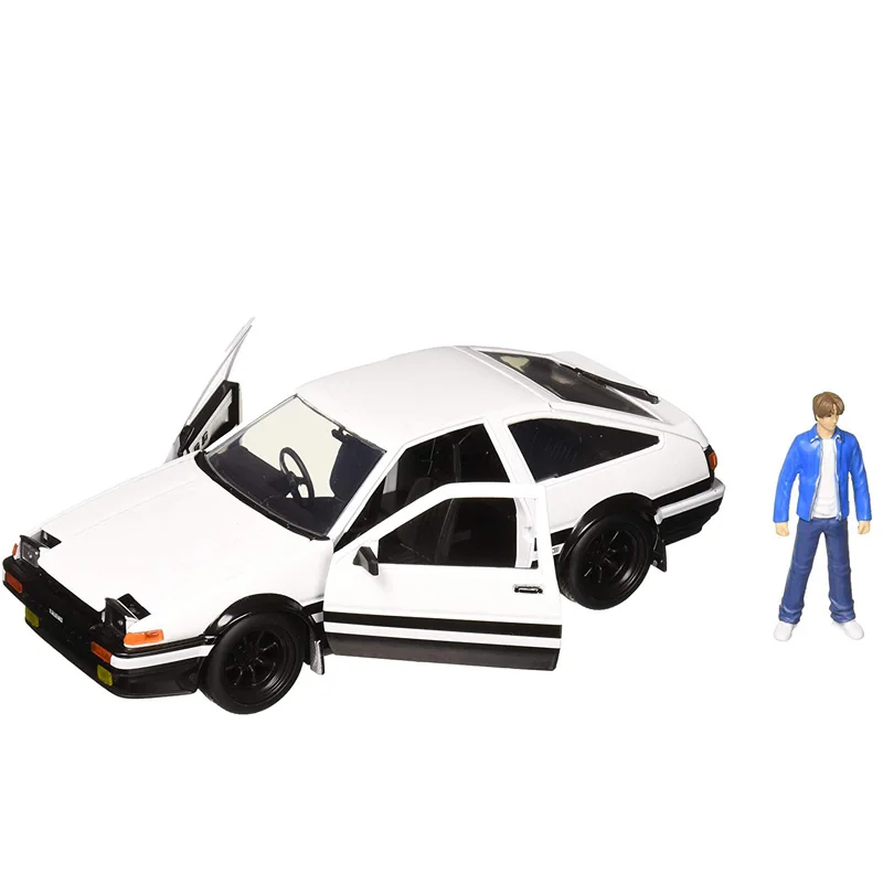 Начальная D 124 масштаб AE86 металлический сплав модель автомобиля литья под