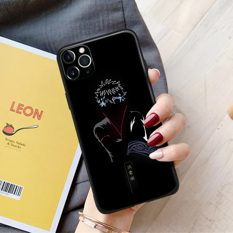 gintama gintoki anime for iphone se 6 6s 7 8 plus x xr xs 11 pro max soft silicone phone case cover shell free global shipping