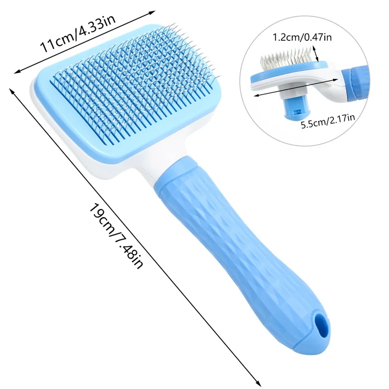 

Slicker Dog Comb Brush Pet Grooming Brush Daily Use To Clean Loose Fur Dirt Great For Dogs and Cats With Medium Long Hair