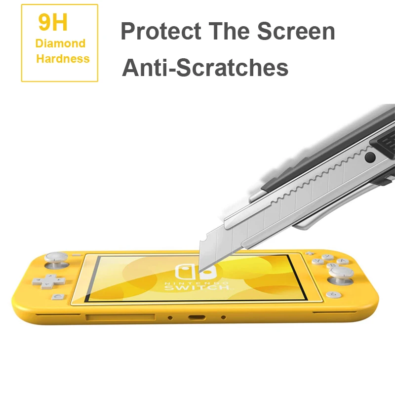 Закаленное стекло для Nintendo Switch Lite NS Ультрапрозрачная Защитная пленка экрана Full HD