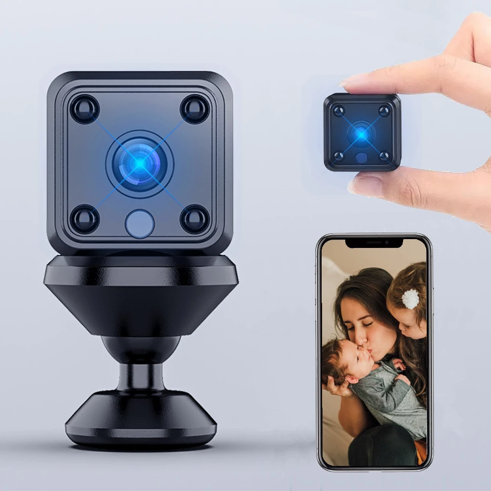 Мини камера видеонаблюдения 1080P Wi Fi ночное видение|Компактные видеокамеры| |